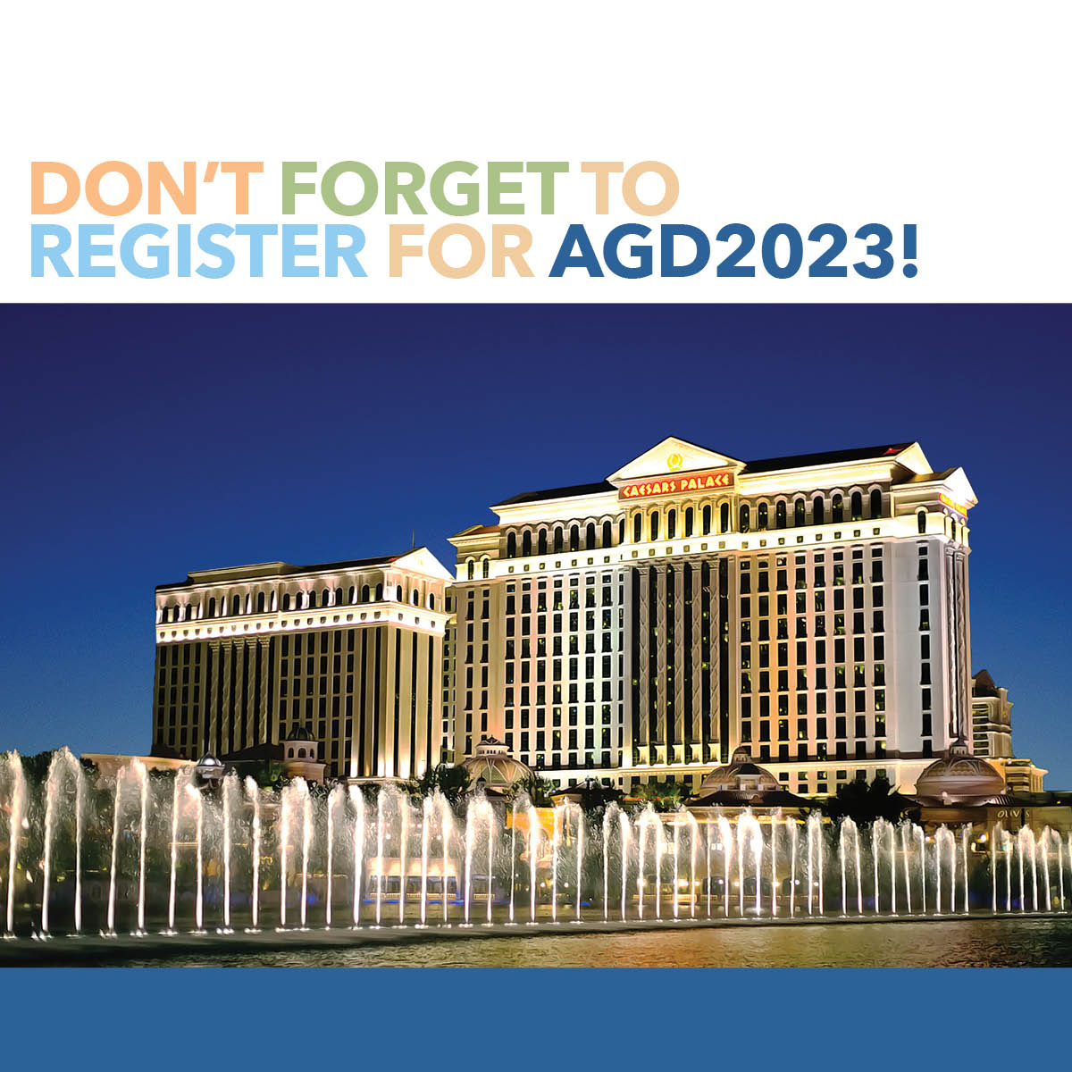 Don’t Forget To Register For AGD2023!